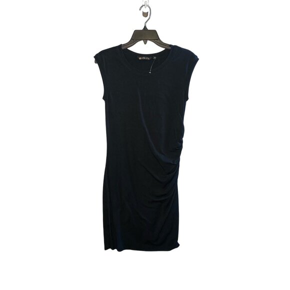 Athleta Carefree Tee Dress Women’s Cap Sleeve Size Small Black Style 777101-00 - Picture 2 of 11